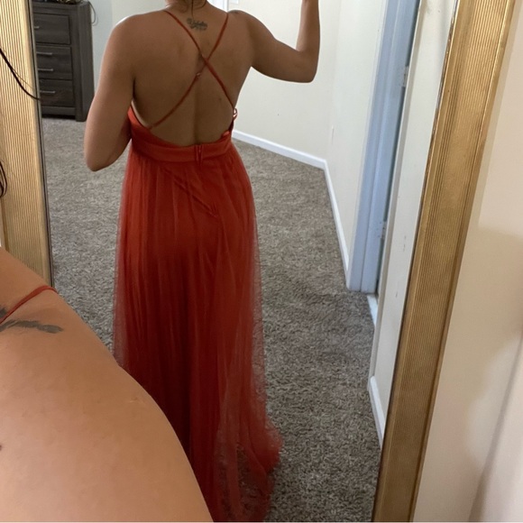 Windsor Elisabeth Pleated Tulle Formal Dress size M - Picture 4 of 7